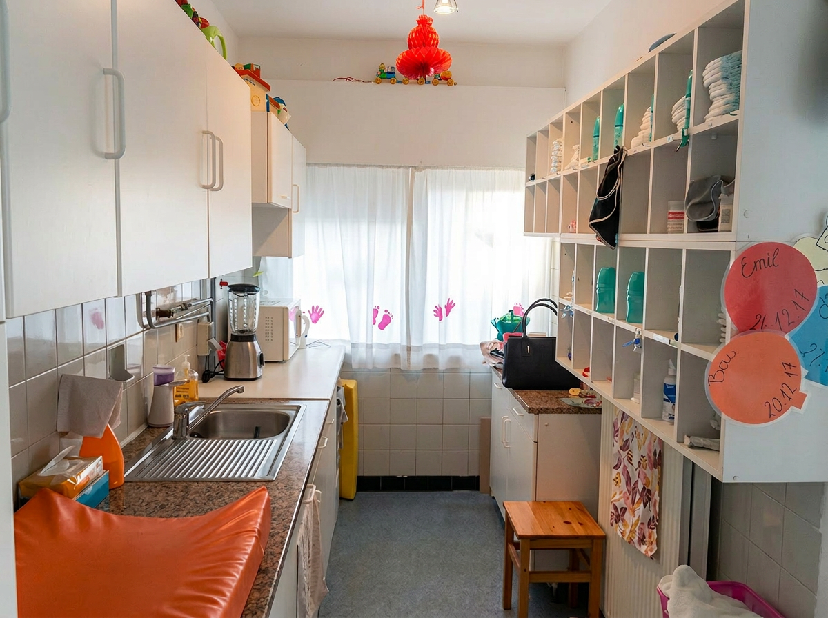 Onze keuken waar verse maaltijden bereid worden
